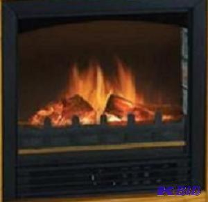 lot 67 image: Electric Fireplace Insert - Has a decorative ...