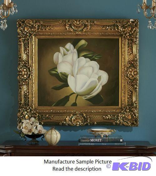 lot 9 image: Magnolia Framed Art - The state flower for bo...