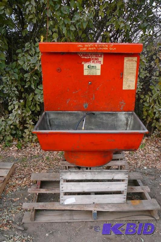 Parts Washer with Filter and PumpHoses mount...