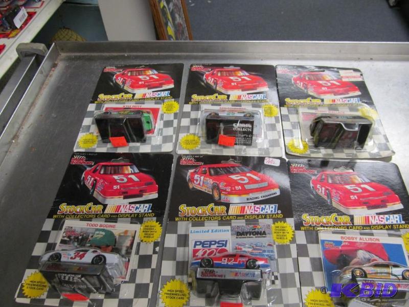 lot 130 image: Lot of 6 1991 Racing Champions 164 NASCAR Die Cast Cars