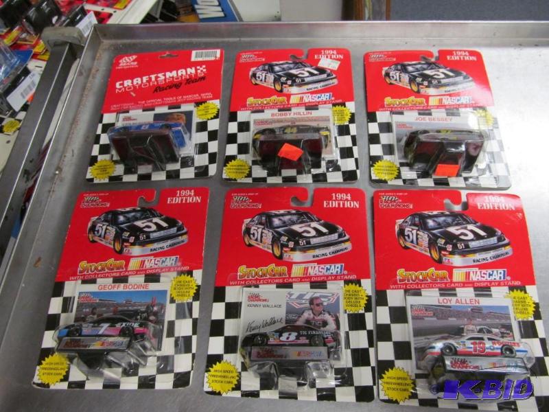 lot 133 image: Lot of 6 1994 Racing Champions 164 NASCAR Die Cast Cars