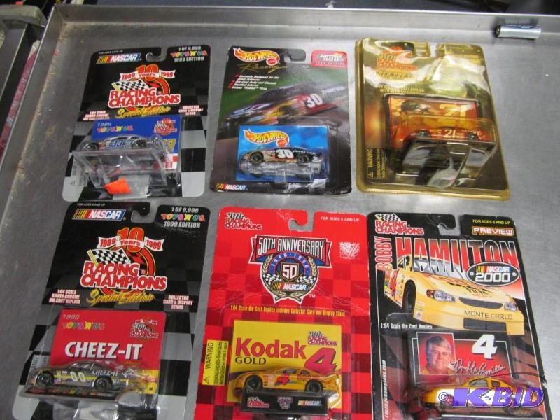 lot 143 image: Lot of 6 2000 Racing Champions & Misc 164 NASCAR Die Cast Cars