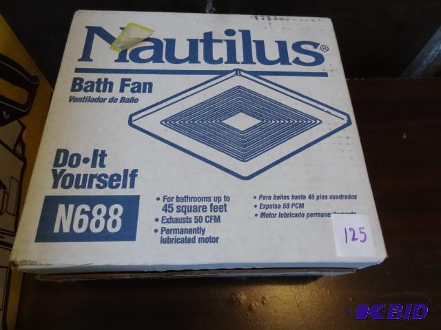 lot 125 image: Nautilus Bath Fan N688...