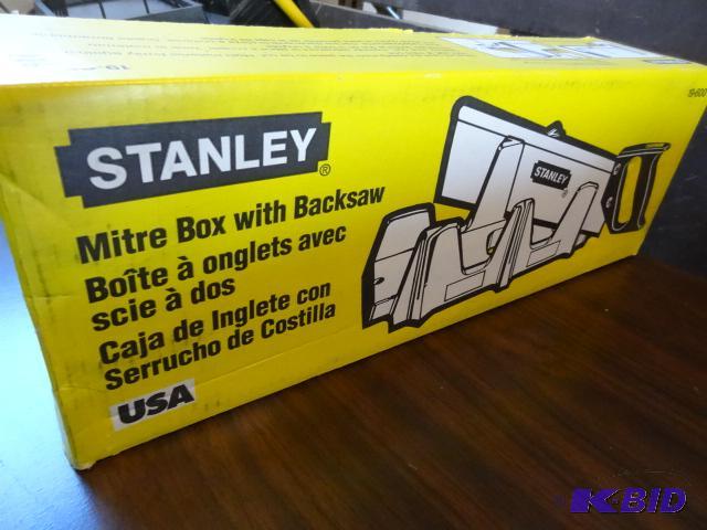 lot 126 image: Stanley Mitre Box with Backsaw...