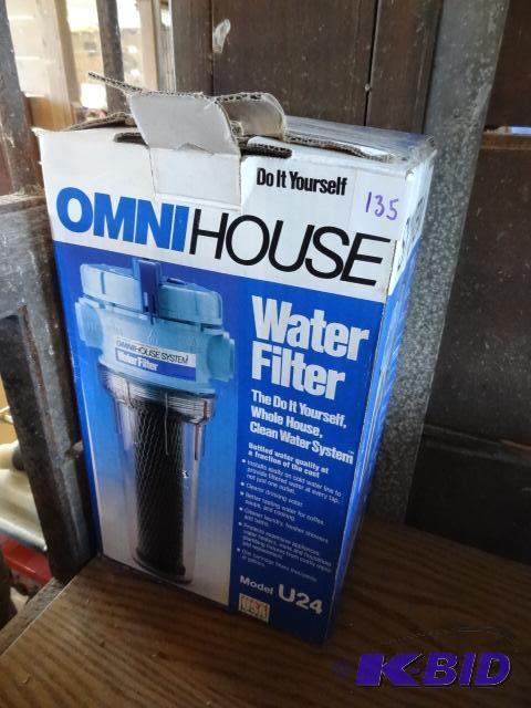 lot 135 image: Omni Whole house water filter system...