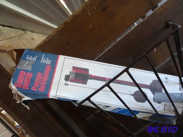 lot 136 image: Flotec 13 hp Sump pump...