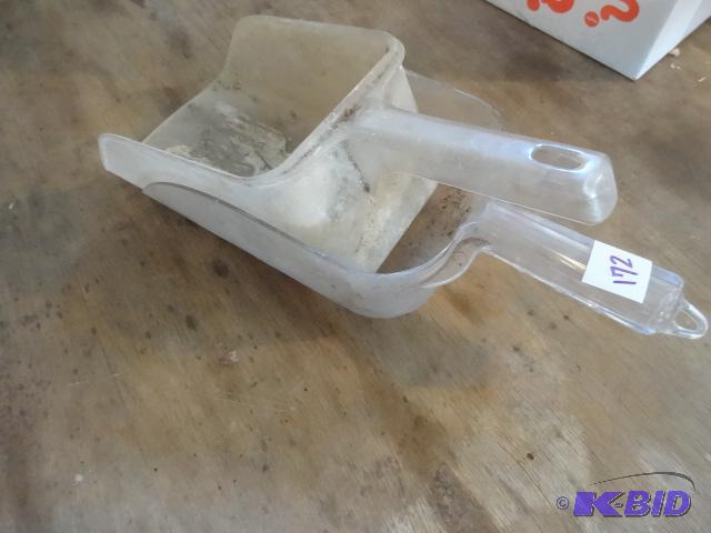 lot 172 image: 2 Plastic Scoops...