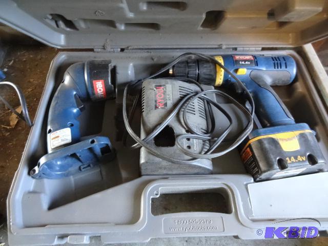 lot 179 image: Ryobi 14.4 Volt Cordless Drill No Battery...