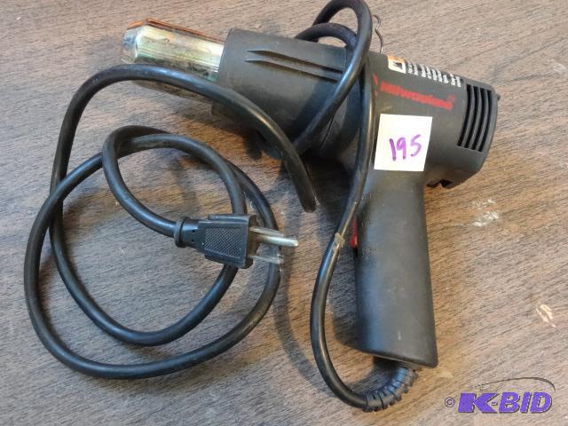 lot 195 image: Milwaulkee Heat Gun...