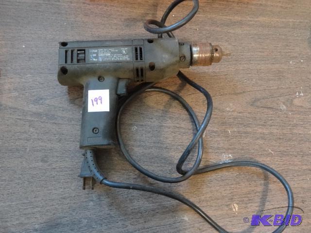 lot 199 image: Black and Decker 38 Drill...