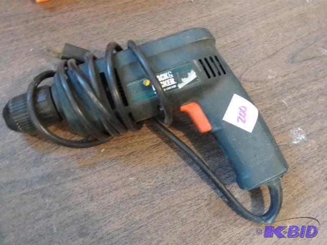 lot 200 image: Black and Decker 38 Drill...