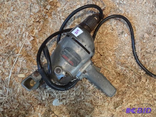 lot 209 image: 12" Black and Decker Utility Power Dril...