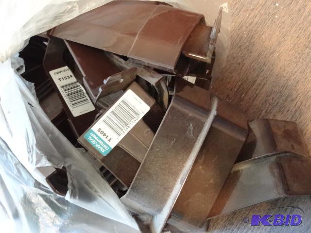 lot 214 image: Gutter Pieces and accessories. Snap Seal...