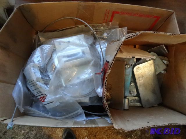 lot 222 image: Box of misc Rear Roll up Door Parts For Truck...