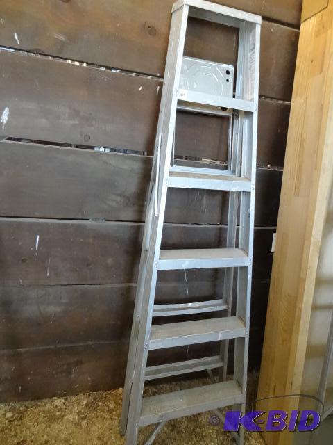 lot 225 image: 6 Aluminum Step ladder...