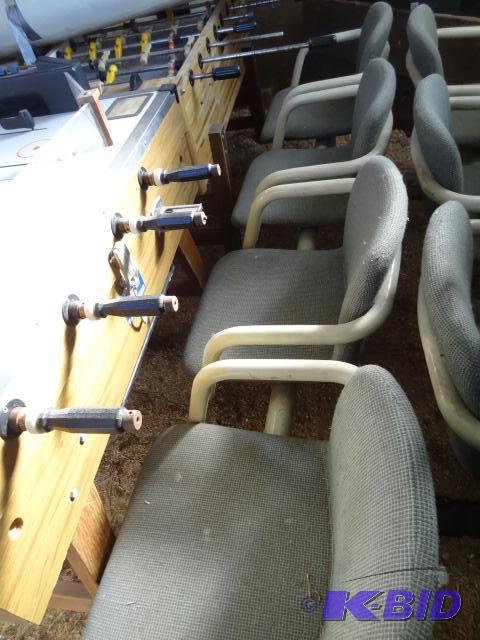 lot 235 image: 4 Seat section mounted on metal frame. Free S...