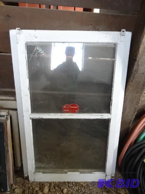 lot 250 image: 2 Vintage Storm Window inserts...