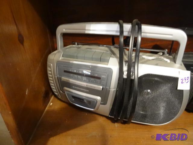 lot 293 image: Dura Brand AM FM Stereo Cassette...