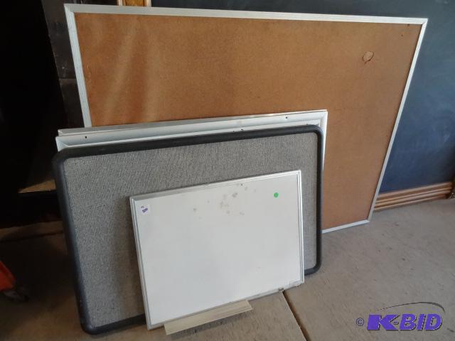 lot 300 image: Misc Cork and White Boards...
