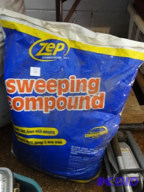lot 35 image: Zep 50 lb Bag ox sweeping compound...