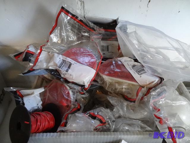 lot 49 image: Bin Full of misc Sealed Beam Truck lights. Re...