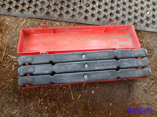 lot 55 image: Roadside Safety Triangle Kits...