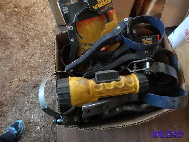 lot 72 image: Box of Oil Filter Wrenches...