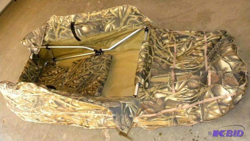 Deluxe Waterfowl Laydown Blind, 10 second set...