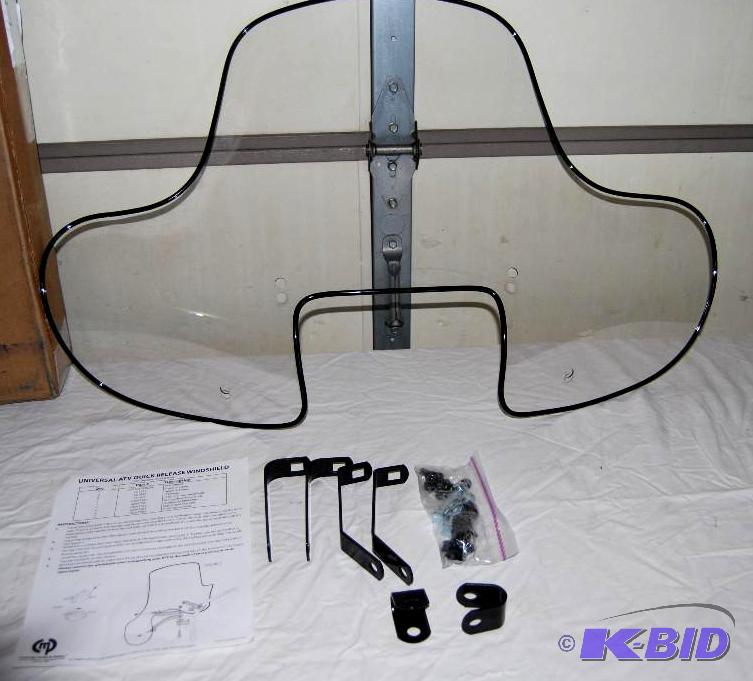 Fuse Universal ATV Windshield with Quick Rele...