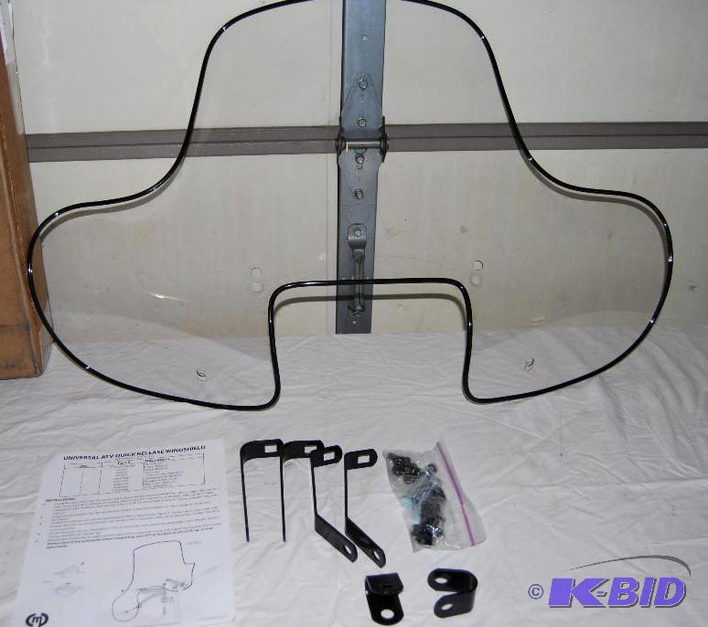 Fuse Universal ATV Windshield with Quick Rele...