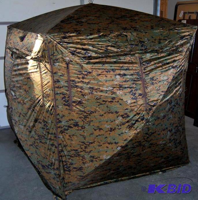 Five Hub Ground Blind, digi-camo, scent conta...