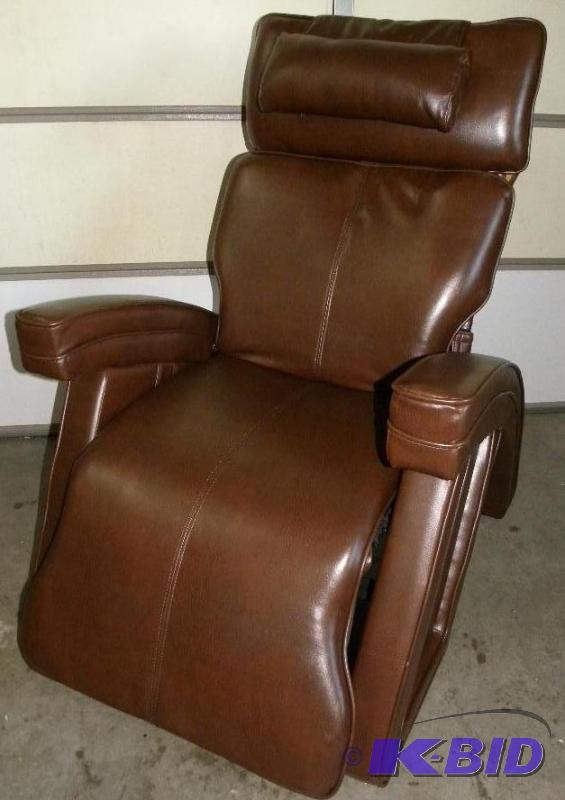 Reclining Massage Chair, metal frame construc...