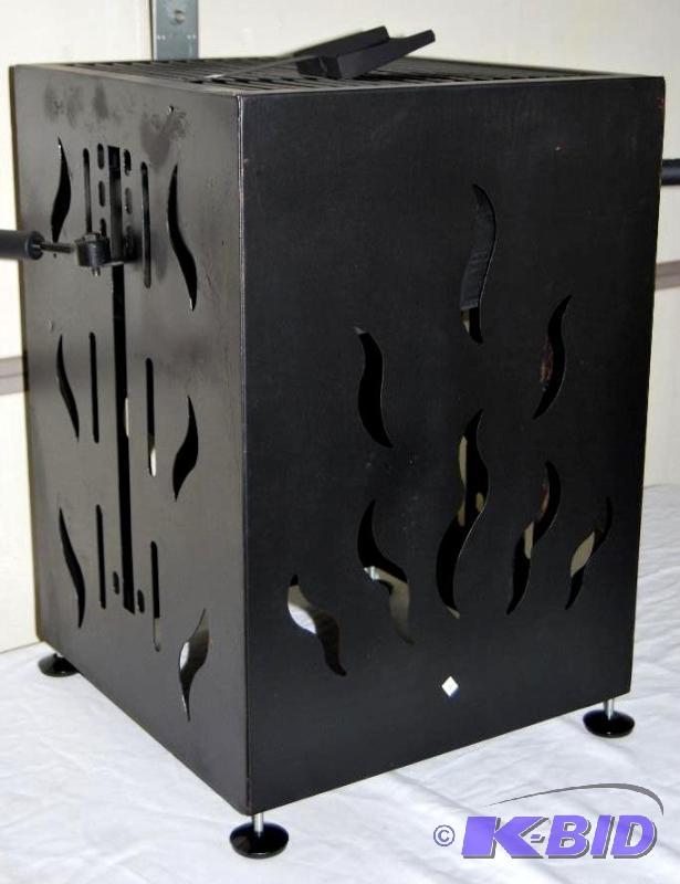 Backyard Firepit &amp BBQ Grill, laser cut f...