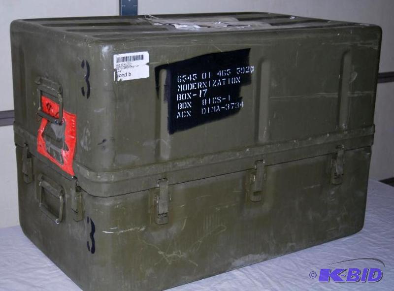 U.S. Military Aluminum XL Medical Storage Che...