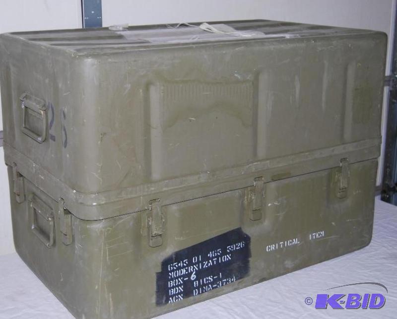 U.S. Military Aluminum XL Medical Storage Che...