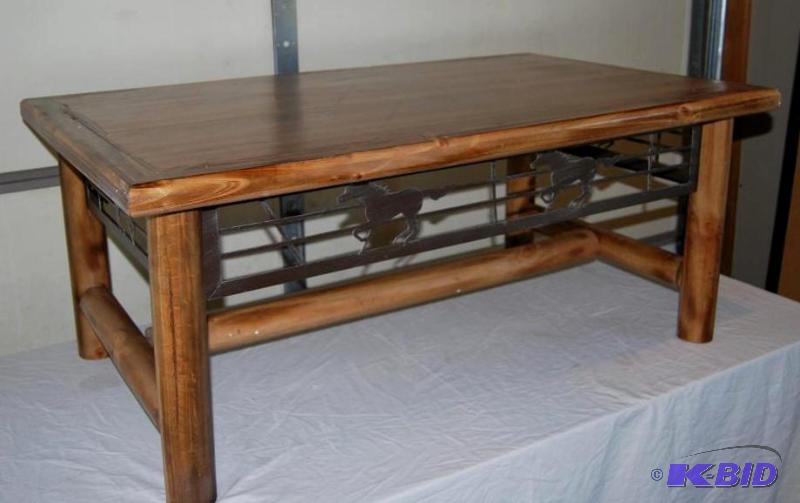 Horse Coffee Table, solid wood construction, ...