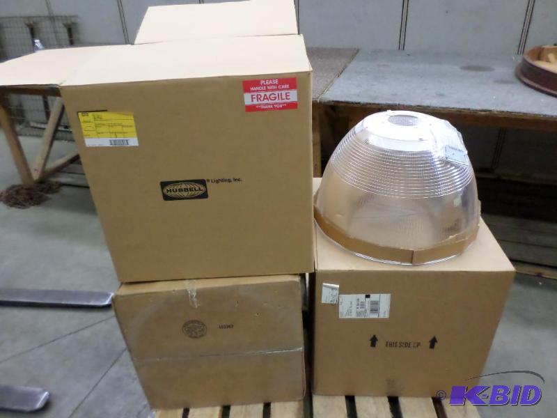 lot 131 image: (3) 4-Packs Of Hubbell 22" Light Domes...