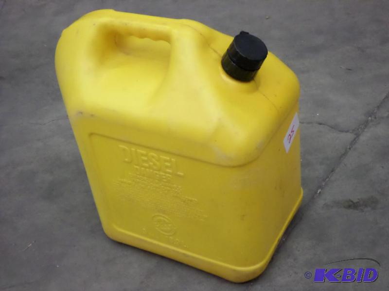 lot 25 image: 5-Gallon Diesel Fuel Can...