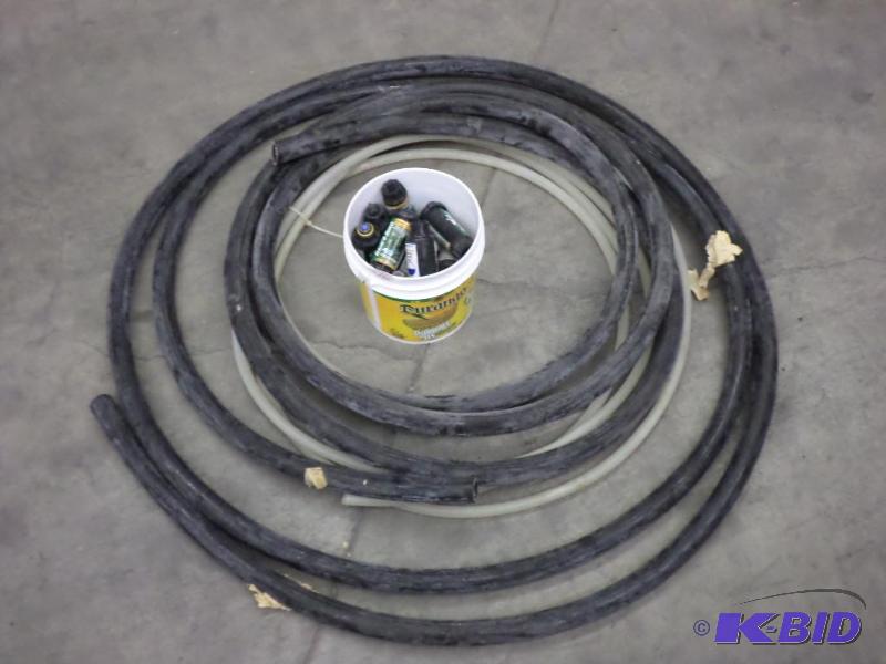 lot 46 image: Lot Of Irrigation Hose & Fittings...