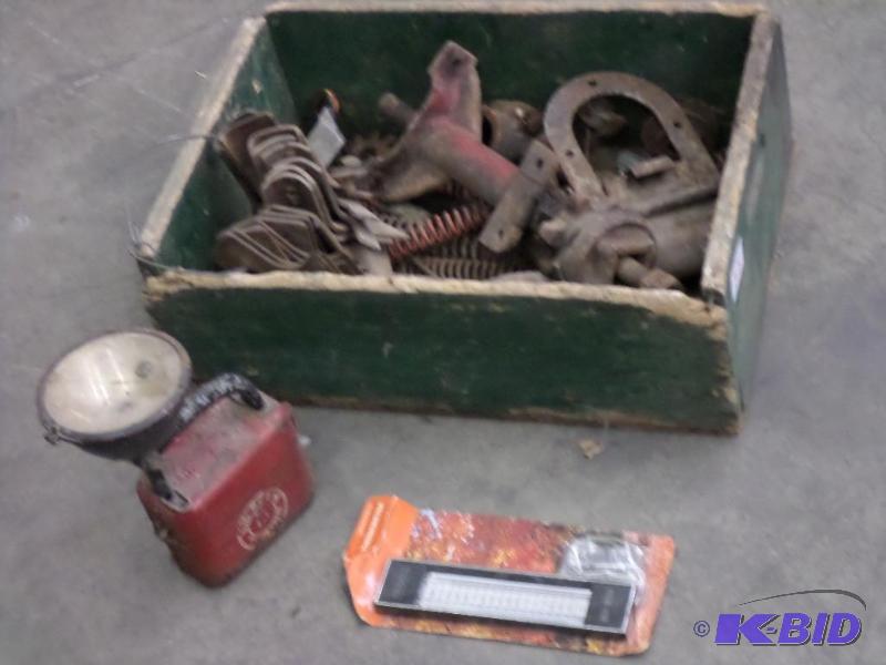 lot 55 image: Box Of Vintage Tools & Hardware...