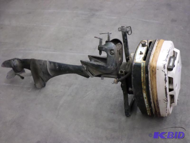 lot 62 image: Sears 3.5HP Outboard Motor, Has Compression...