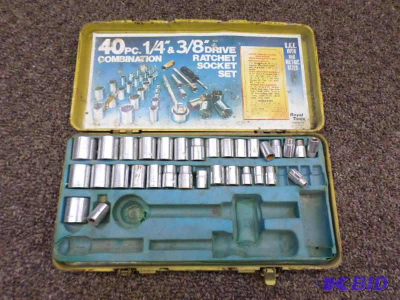 lot 93 image: 40-Piece Socket Set, Incomplete...