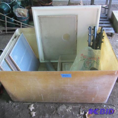 Tub, Screens, Funnel