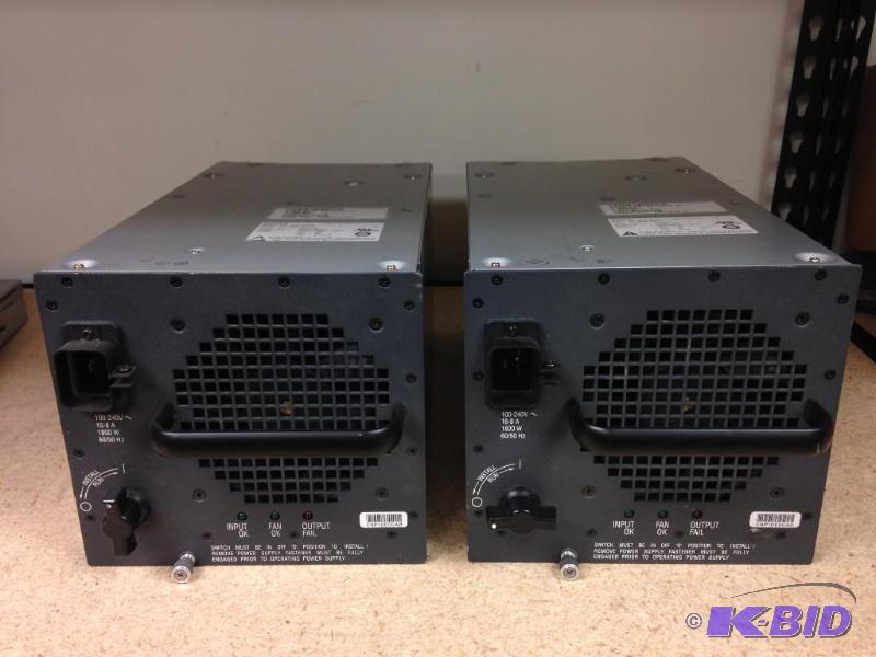 lot 18 image: Cisco 6500 series Sony APS-162 42V 27.5A 1300...