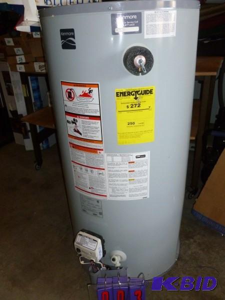 Kenmore natural gas water heater. 55 gallon c...
