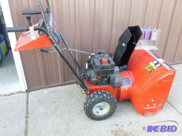 MTD 524 snowblower. 5 hp. Appears to be a go...