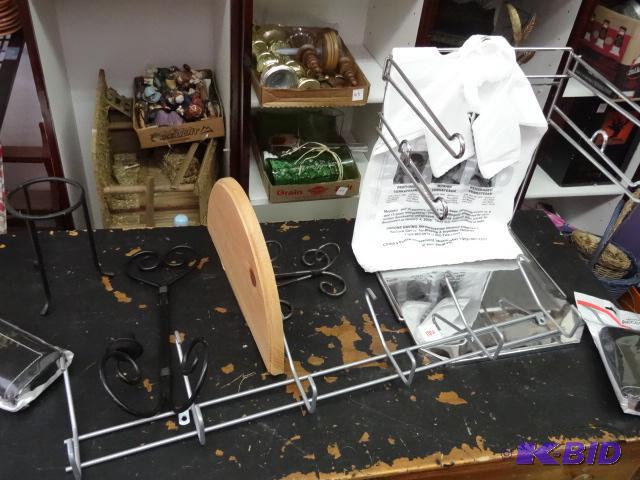 Plastic Bag Holder for Retail use. Misc metal...