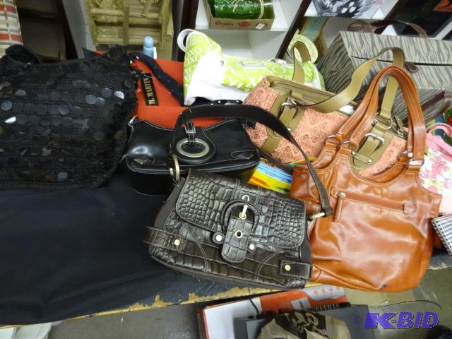 Large Variety of Purses and Hand Bags. Some a...