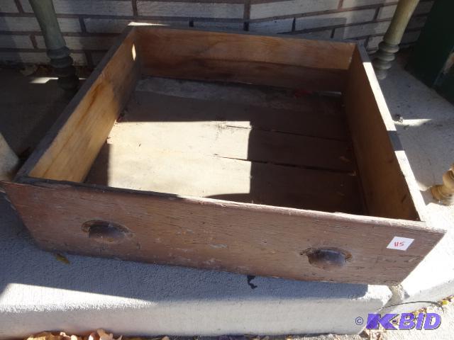 Vintage Wood Drawer 25 X 24 X 8...