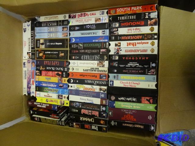 Box of VHS Tapes Approx. 170 tapes in all...